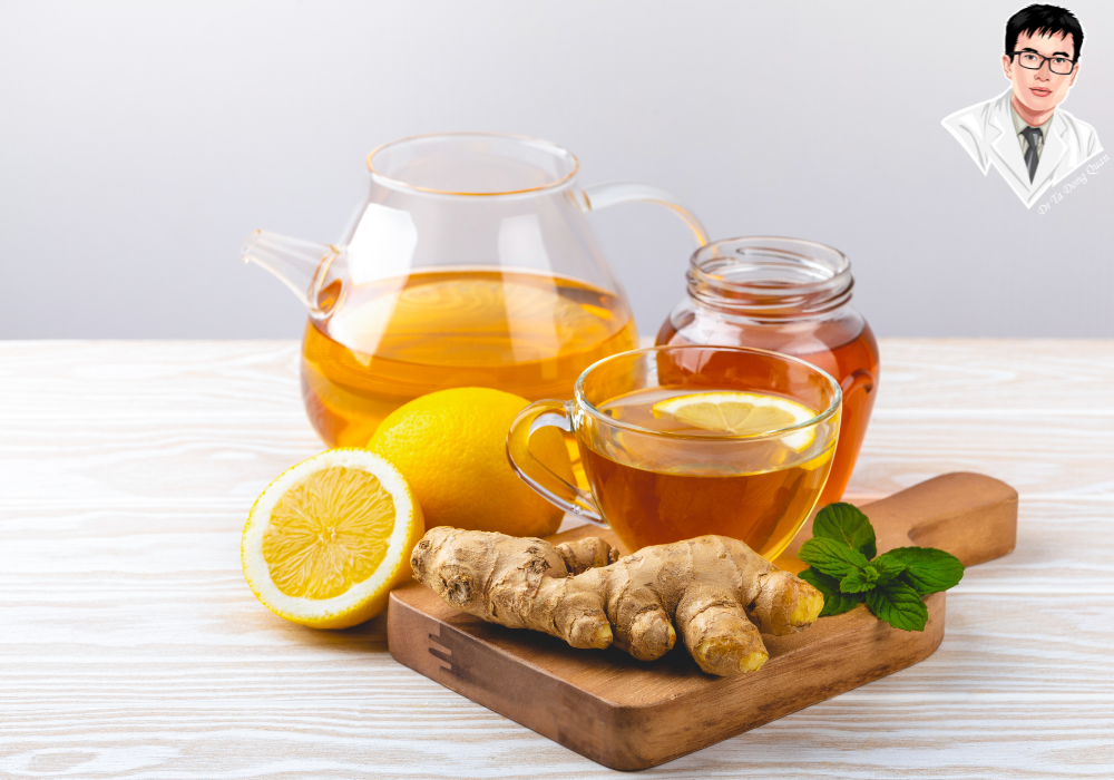 Trà gừng chanh mật ong – Bí quyết giảm viêm, giảm đau lợi an toàn và dễ làm tại nhà.