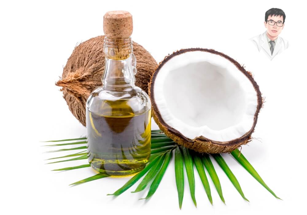 Hình ảnh dầu dừa – một phương pháp tự nhiên giúp giảm viêm nướu và hỗ trợ điều trị tụt nướu răng tại nhà.