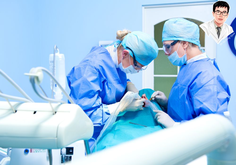 Máy laser hiện đại giúp phẫu thuật cắt lợi nhanh chóng, giảm đau và mau lành.