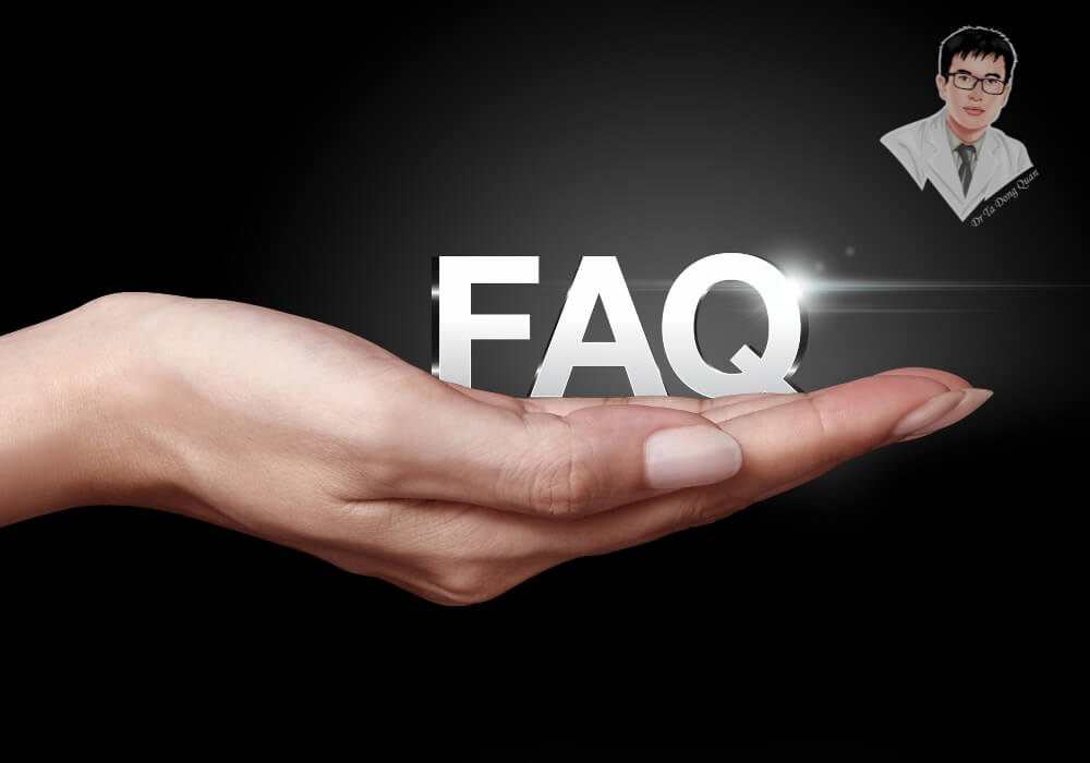 Hình ảnh biểu tượng “FAQ” tượng trưng cho phần giải đáp thắc mắc về thời điểm trồng implant sau khi nhổ răng.