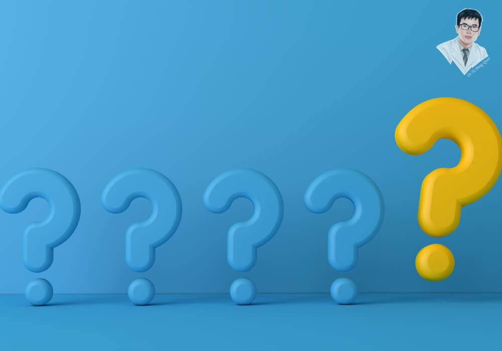 Hình ảnh biểu tượng câu hỏi thể hiện các thắc mắc thường gặp về giá trồng răng Implant và quy trình điều trị.